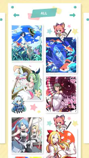 ヲタクの塗り絵 - アニメ風イラストを自分好みに！ screenshot 4