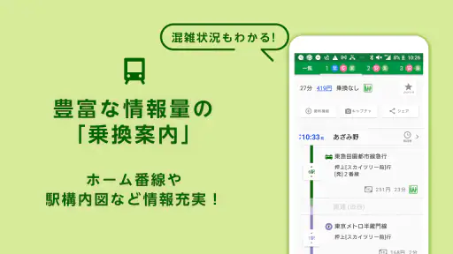 乗換ナビタイム - 電車・バス時刻表、路線図、乗換案内 screenshot