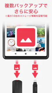 写真バックアップ - 写真の保護や容量問題の解消に screenshot 7