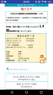 動脈硬化性疾患発症予測アプリ　これりすくん screenshot 4