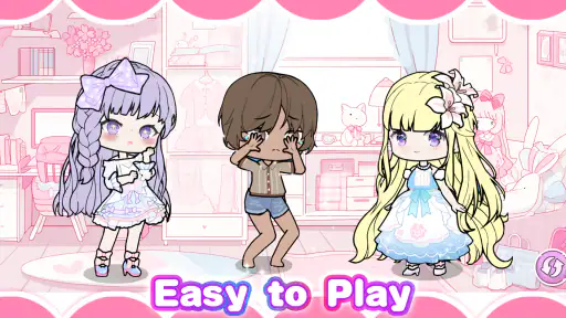 可愛い女の子: プリンセススタイリスト& 着せ 替え アプリ screenshot