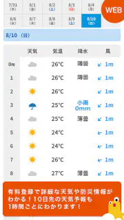 天なび&ウィジェット（天気予報・雨雲レーダー） screenshot 8