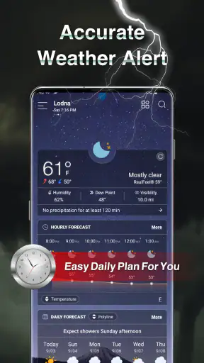 天気予報-ライブ天気と正確な天気 screenshot