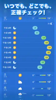 天気天気 - 天気予報 ・ 天気 ・ 天気 予報 screenshot 3