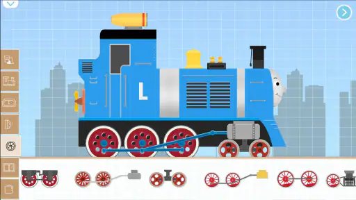 子供のためのレンガ列車ゲーム-子供の電車ゲーム列車鉄道ゲーム screenshot 1