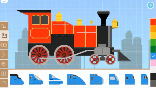 子供のためのレンガ列車ゲーム-子供の電車ゲーム列車鉄道ゲーム screenshot 5
