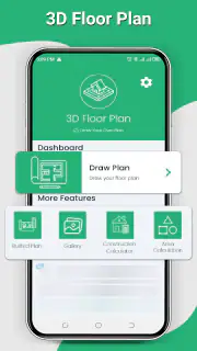 床を描く、3Dフロアプランのアイデア screenshot 1
