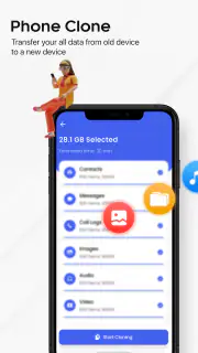 携帯電話の転送 私のデータをコピー screenshot 3