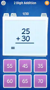 数学ゲーム - たし算、ひき算、かけ算、わり算 screenshot 8