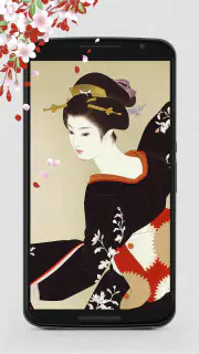 浮世絵壁紙 - 和風の日本画・名画 高画質待ち受け screenshot 3