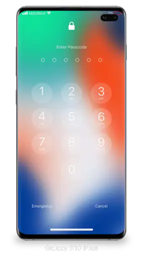 画面のロックと通知iOS 15 screenshot