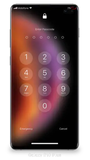 画面のロックと通知iOS 15 screenshot