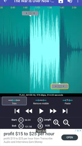着メロメーカー - 音楽から着信音を作成する screenshot