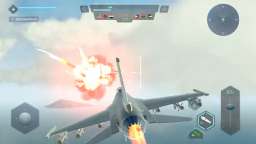 空の戦士：戦闘機での戦闘ゲーム screenshot