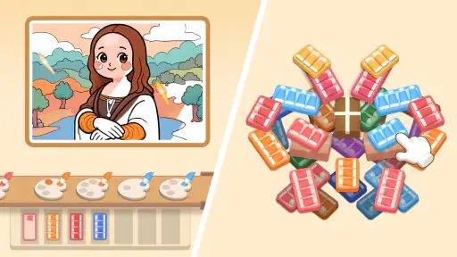 色塗りパズル: Painting Sort Color screenshot 7