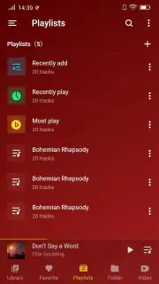 音楽プレーヤー - オーディオプレーヤーとベースブースター screenshot 5