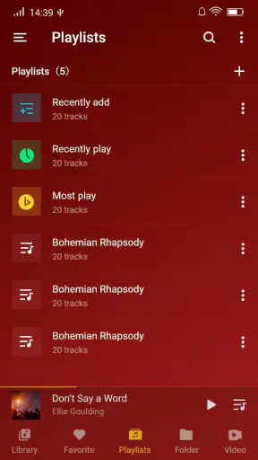 音楽プレーヤー - オーディオプレーヤーとベースブースター screenshot