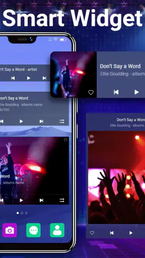 音楽プレーヤー - オーディオプレーヤーとベースブースター screenshot