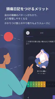 頭痛ろぐ ｜頭痛記録アプリ screenshot 3