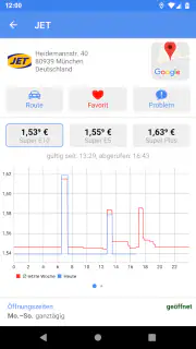 1-2-3 Tanken - Benzinpreise screenshot 3