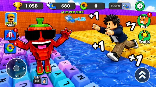 +1 Speed Obby Clicker screenshot 5