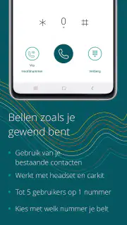 2 of meer telnrs op 1 mobiel. screenshot 2