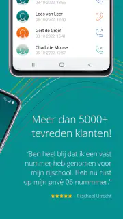 2 of meer telnrs op 1 mobiel. screenshot 5