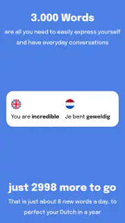 3000 Most Common Dutch Words screenshot 1