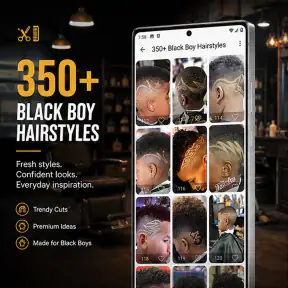 350+ Black Boy Hairstyles screenshot 7