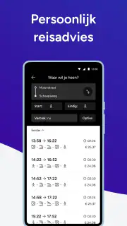 9292 reisplanner OV + e-ticket screenshot 2