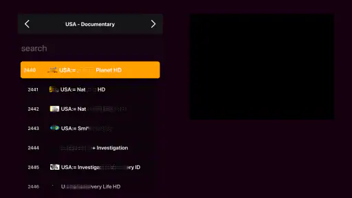 9Xtream Player - TV - Official screenshot 7