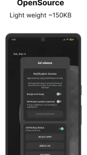 Ad-silence - OpenSource screenshot 1