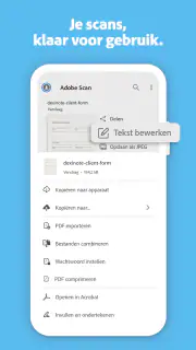 Adobe Scan: PDF- & OCR-scanner screenshot 4