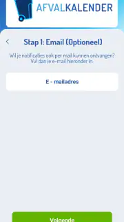 Afvalkalender screenshot 2