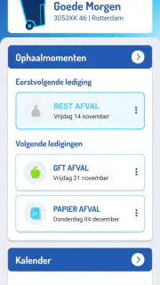 Afvalkalender screenshot 6