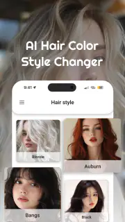 AI Hair Color Style Art Change screenshot 1