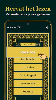Al Quran Kareem 16 Regels screenshot 4
