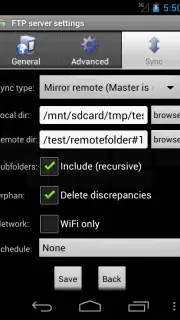 AndFTPPro screenshot 4