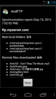AndFTPPro screenshot 6
