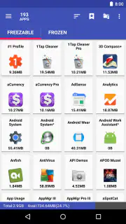 AppMgr Pro III (App 2 SD) screenshot 3