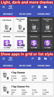 AppMgr Pro III (App 2 SD) screenshot 5