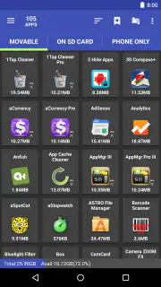 AppMgr Pro III (App 2 SD) screenshot 6