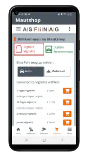 ASFINAG screenshot 2