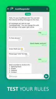 AutoResponder voor WA screenshot 5