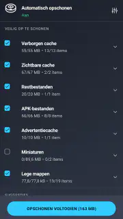 AVG Cleaner: opschonen screenshot 4