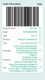 Barcodescanner screenshot 4