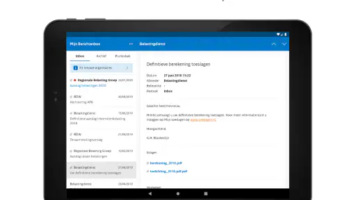 Berichtenbox screenshot 6