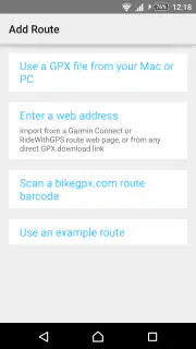 BikeGPX - Free cycle navigator screenshot 2