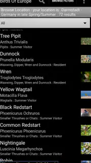 Birds Of Europe Guide screenshot 4