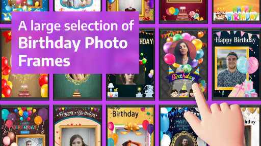 Birthday Photo Frame Maker screenshot 1